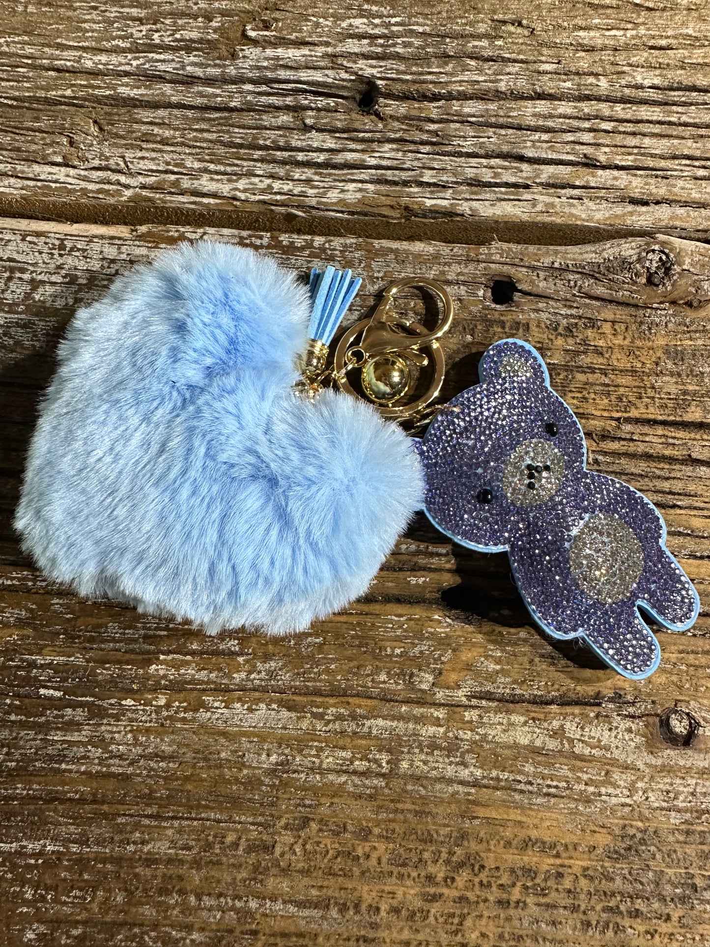 Blue mini safety keychain